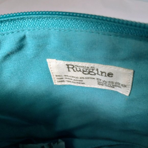 Handmade Hand Beaded Wristlet Clutch - Ethnic Inspired Design - Pastel Colors - Picture 4 of 4